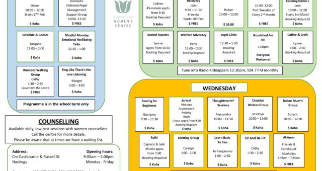 Term 1 Timetable Out Now!