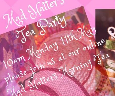 Join us for the Online Mad Hatter’s Tea Party