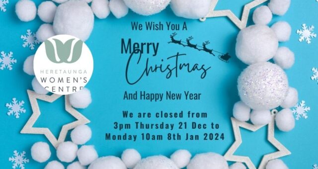 Closing Dates for the HWC over the Xmas Period